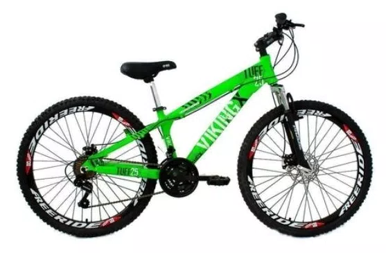 Bicicleta Mountain Bike Viking MTB Viking x Tuff30 21 Marchas Aro 26 Freio a Disco Mecânico