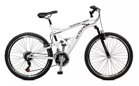 Bicicleta Master Bike Totem 26062 21 Marchas Aro 26 Suspensão Full Suspension Freio V-Brake