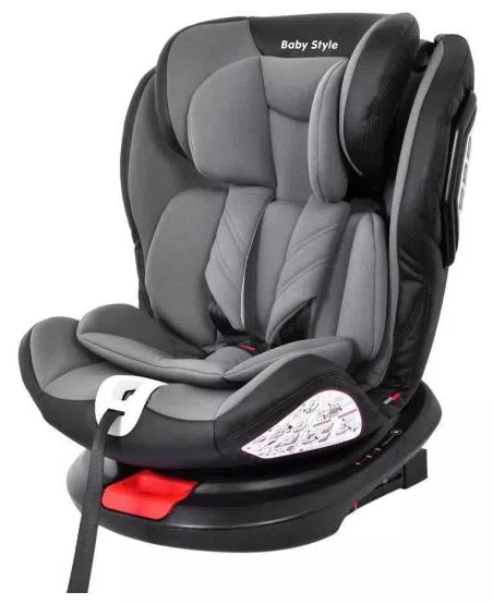 Cadeira Bebê Auto 0 a 36kg Isofix Baby Style com Rotação - 