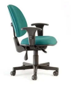 Cadeira Executiva Com Back System Linha Office Plus Verde