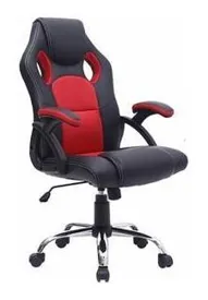 Cadeira Gamer Reclinável Base Cromada Giratória / - Best