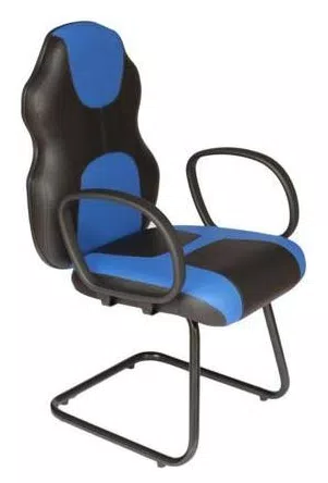 Cadeira Gamer Base Fixa com braço Linha Gamer Racing - Design Office