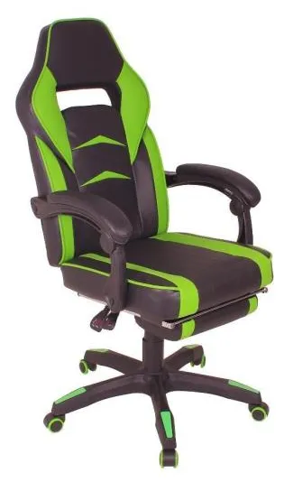 Cadeira Gamer Mag3 Reclinável Apoio para os Pés  Verde