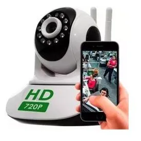 Câmera Baba Segurança Ip Hd 720p S/ Fio Wifi P2p Cartão Sd.