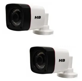 Câmera De Segurança Híbrida 1 Megapixel Infra HB401 - 2 Peças