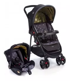 Carrinho de Bebê Travel System com Bebê Conforto Cosco Nexus