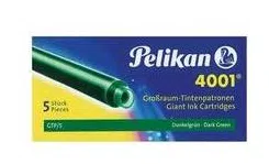 Cartucho Caneta Tinteiro Pelikan 4001 GTP/5 Dark Green