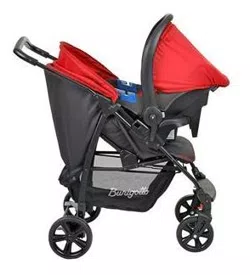 Carrinho de Bebe Para Passeio Até 15Kg Travel System Ecco Burigotto