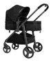 Carrinho de Bebê Moisés Olympus Black com Bebê Conforto + Base - Galzerano