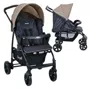 Carrinho de Bebe com Bebe Conforto e Base Burigotto Ecco  Bege