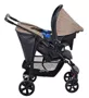 Carrinho de Bebe com Bebe Conforto e Base Burigotto Ecco  Bege