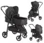 Carrinho de Bebê Travel System com Bebê Conforto Galzerano Olympus New Black