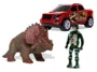 Kit Dinossauro Com Carrinho E Soldado 0034 - Samba Toys