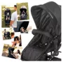 Carrinho de Bebê Travel System com Bebê Conforto Galzerano Olympus New Black