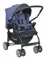 Conjunto Carrinho de Bebê Travel System Reclinável Reversível Rio K De 0 a 15kg com Bebê Conforto Touring X De 0 a 13kg Burigotto Mesclado 