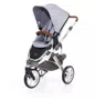 Carrinho De Bebê Salsa 3 Rodas Graphite Gray () Com Bebê Conforto - Abc Design