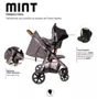 Carrinho De Bebê Mint Asphalt Diamante Abc Desing