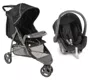 Carrinho 3 Rodas Travel System Cross Trail  Com Bebê Conforto - Galzerano