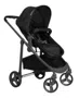 Carrinho de Bebê Moisés Olympus Black com Bebê Conforto + Base - Galzerano