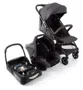 Carrinho para bebê Travel System Skill Trio Black Denin - Safety 1st