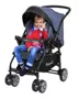 Conjunto Carrinho de Bebê Travel System Reclinável Reversível Rio K De 0 a 15kg com Bebê Conforto Touring X De 0 a 13kg Burigotto Mesclado 