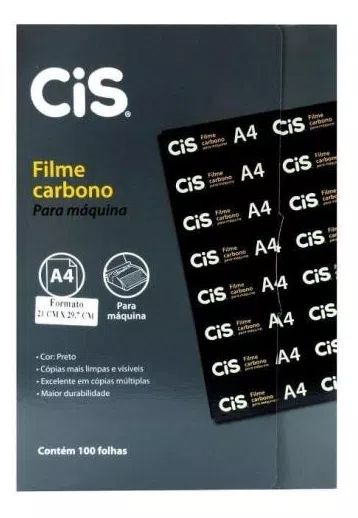 Carbono Filme Para Maquina  Cis 100 Folhas