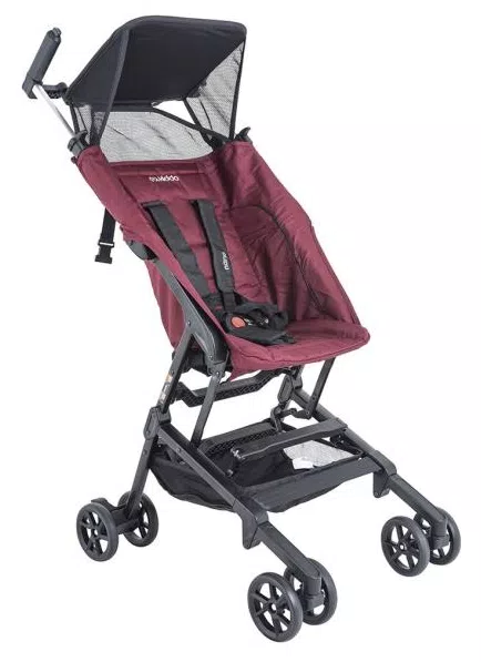 Carrinho De Bebê Lenox Kiddo Nano Vinho 5224Avn