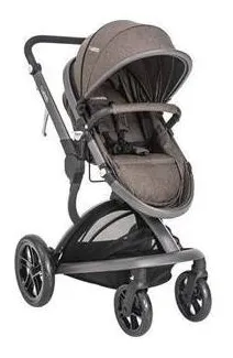 Carrinho De Bebe Kiddo Quantum Melange Marrom