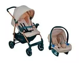 Carrinho De Bebê Burigotto Travel System Ecco-mon Amour Ixcj4020pr45