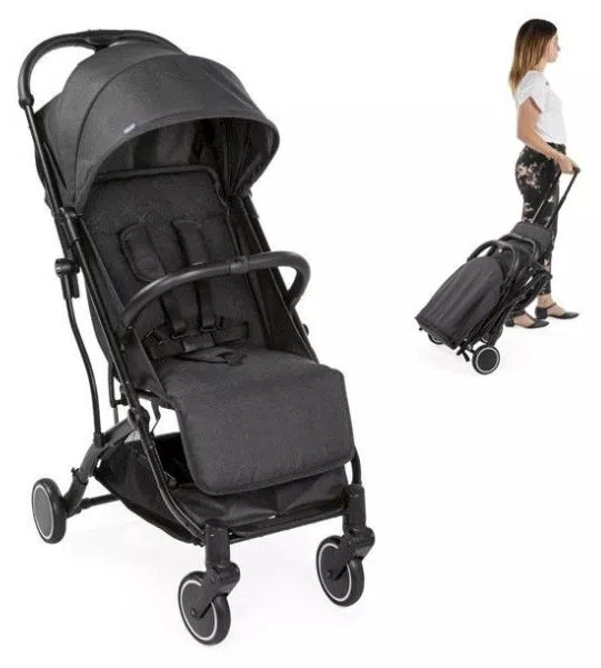 Carrinho de Bebe Passeio Chicco Trolley Me Stone 