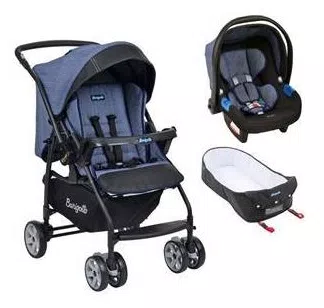 Carrinho de Bebe Burigotto Rio K Bebe Conforto Moises 