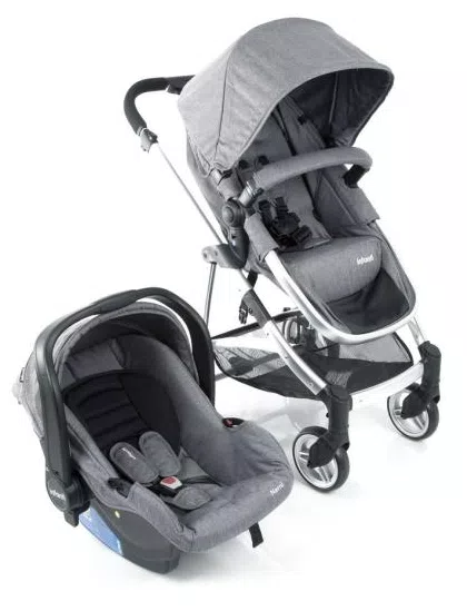 Travel System Epic Lite Duo Infanti - Grey Steel