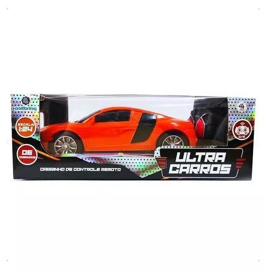 Carrinho Controle Remoto Ultra Carros Audi - Polibrinq