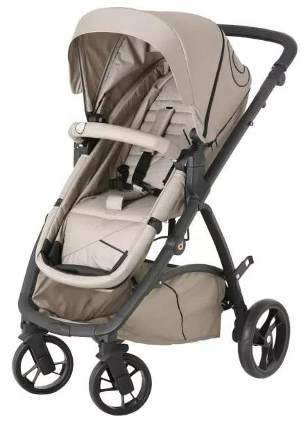 Carrinho de Bebê Travel System Dzieco Maly - Beige/Black