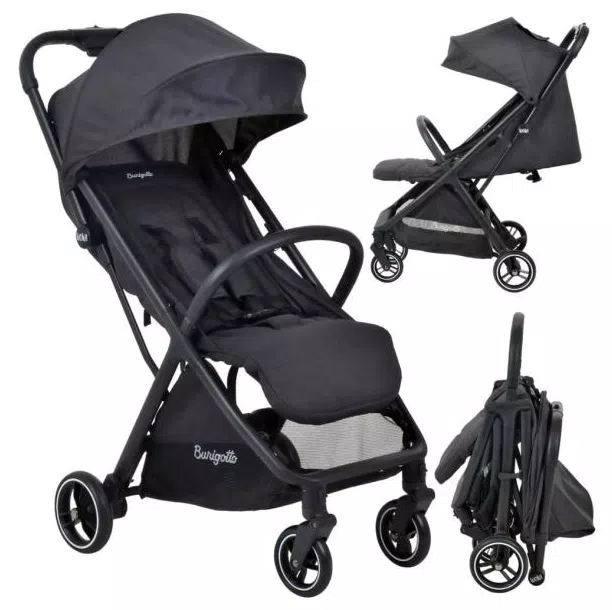 Carrinho de Bebe Passeio Burigotto Wow  Black