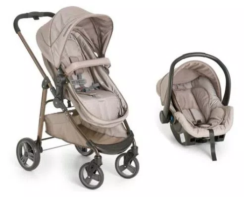 Carrinho de Bebê Travel System com Bebê Conforto Galzerano Olympus 1440