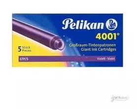 Cartucho Caneta Tinteiro Pelikan 4001 GTP/5 Violet