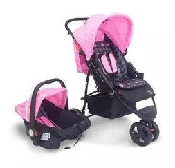 Travel System Urban Bebe Conforto Carrinho Baby Style 