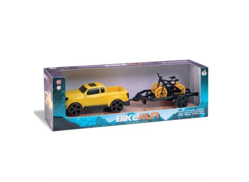 Carro Bike Run Mountain Orange Toys