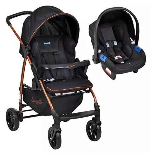 Carrinho de Bebe Bebe Conforto Burigotto Ecco  Bronze