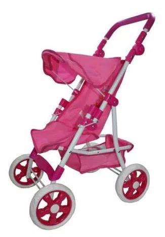 Carrinho Luxo Premium Shine Princess Para Boneca  Escuro