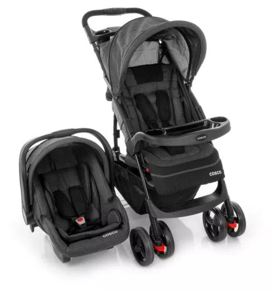 Carrinho De Bebê Travel System  Moove  Mescla - Cosco