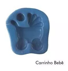 Molde p/ Artesanato Spacchi em Silicone Carrinho Bebê G