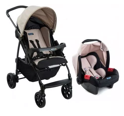 Carrinho de Bebê Travel System com Bebê Conforto Burigotto Ecco