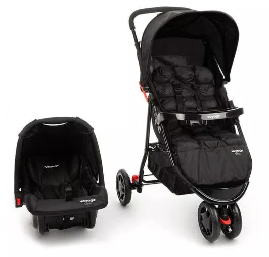 Carrinho de Bebê Travel System com Bebê Conforto Voyage Delta