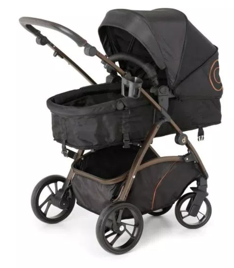 Carrinho De Bebê Travel System Maly Black Copper - Dzieco