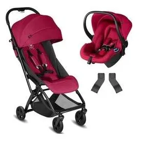 Carrinho de Bebe com Bebe Conforto CBX Etu Red 