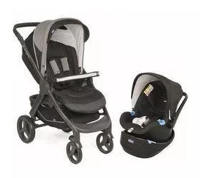 Carrinho Duo Style Go Up Jet Black () - Chicco