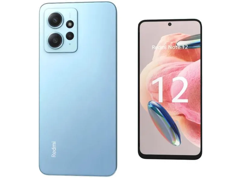 Smartphone Xiaomi Redmi Note 12 8GB RAM 128GB Câmera Tripla