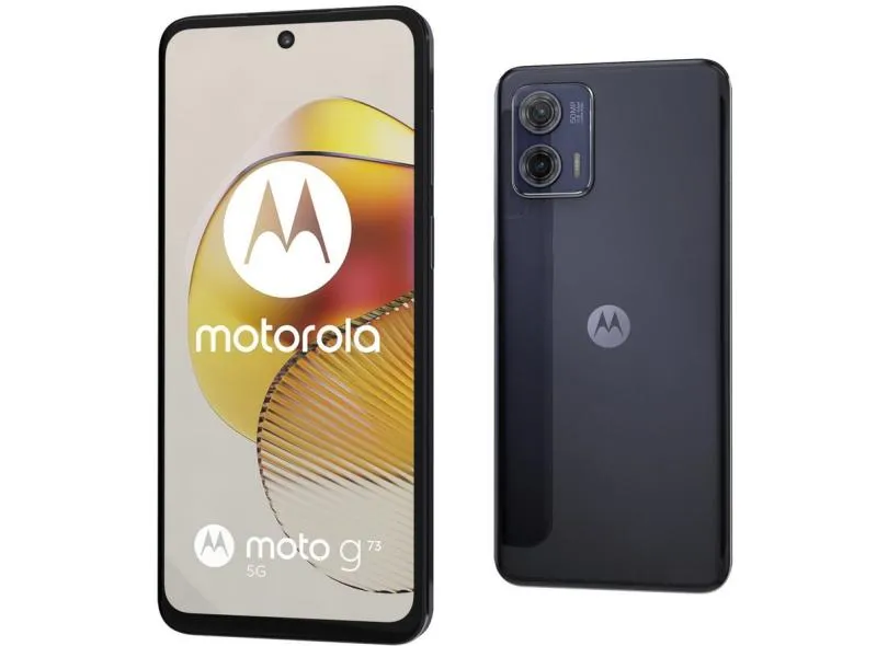 Smartphone Motorola Moto G G73 5G 8 GB 128GB Câmera Dupla Dimensity 930 2 Chips Android 13